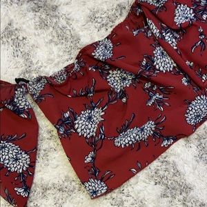 Off the shoulder crop top